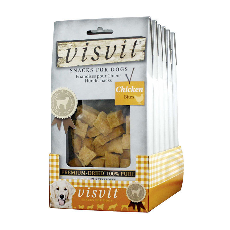 Quiko Visvit Premium Dried Chicken Bites 3x50g