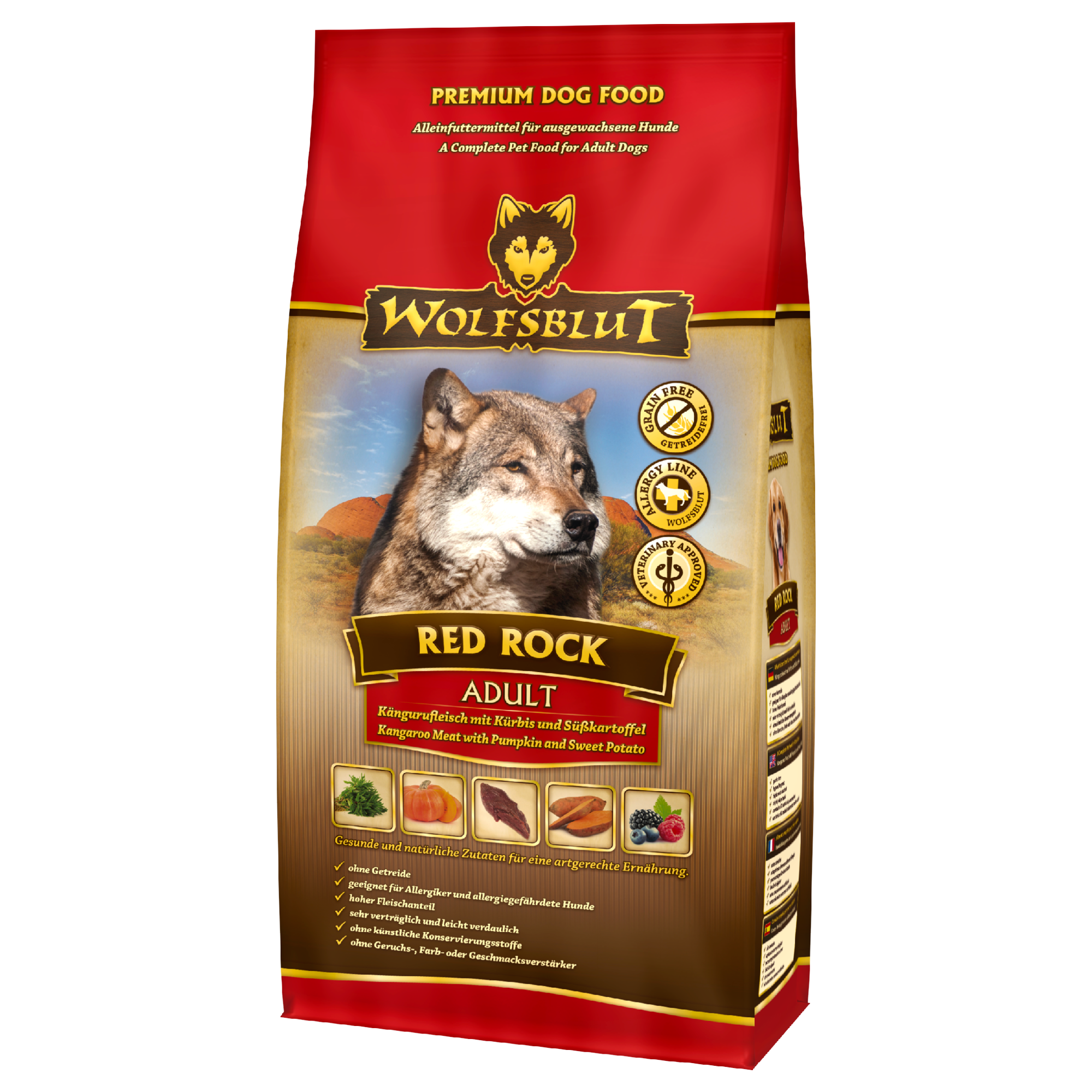 Red Rock, Kängurufleisch mit Kürbis 2kg