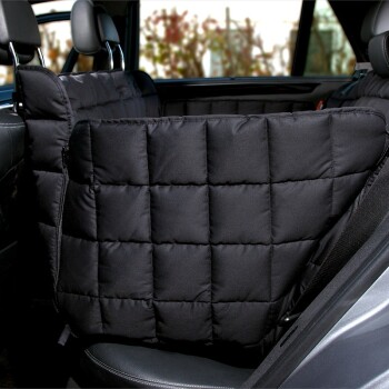 Autoschondecke Rückbank 3-Sitz Schwarz L