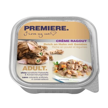 Crème Ragout Adult 16x100g Huhn mit Gemüse