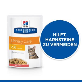 Prescription Diet Urinary Care c/d Multicare mit Lachs 12x85g