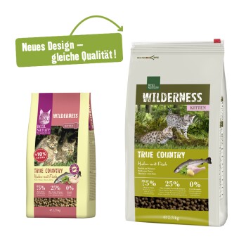 WILDERNESS Kitten True Country Huhn mit Fisch 2,5kg