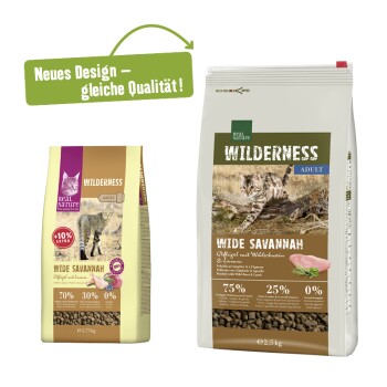 WILDERNESS Adult Wide Savannah Geflügel mit Wildschwein und Lamm 2,5kg