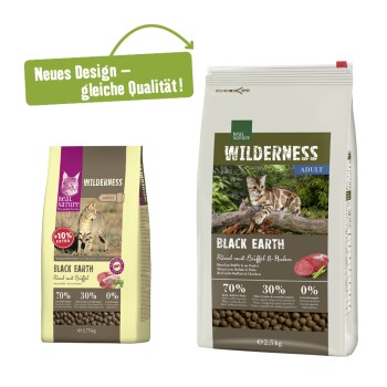 WILDERNESS Black Earth Adult Wołowina, bawół i kurczak 2,5 kg
