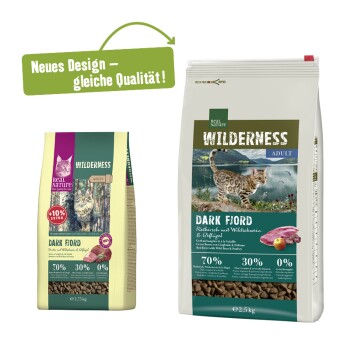 WILDERNESS Dark Fjord Adult Rothirsch, Wildschwein & Geflügel 2,5kg
