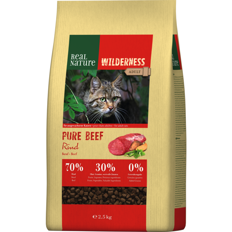 REAL NATURE WILDERNESS Pure Beef Adult 2,5kg