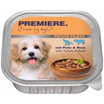 Petits Filets 11 x 150 g Indyk z wołowiną