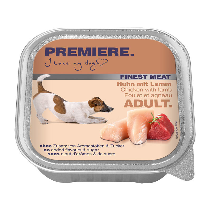 PREMIERE Finest Meat Adult 10x150g Huhn mit Lamm