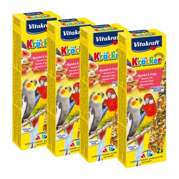 Großsittich Kräcker 4x2er Mandel-Feige