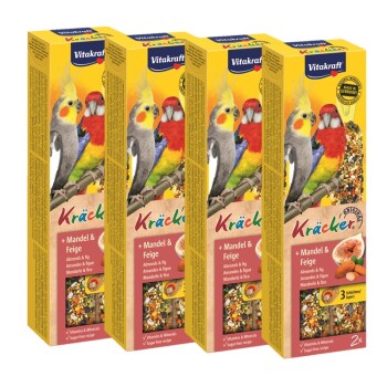 Großsittich Kräcker 4x2er Mandel-Feige