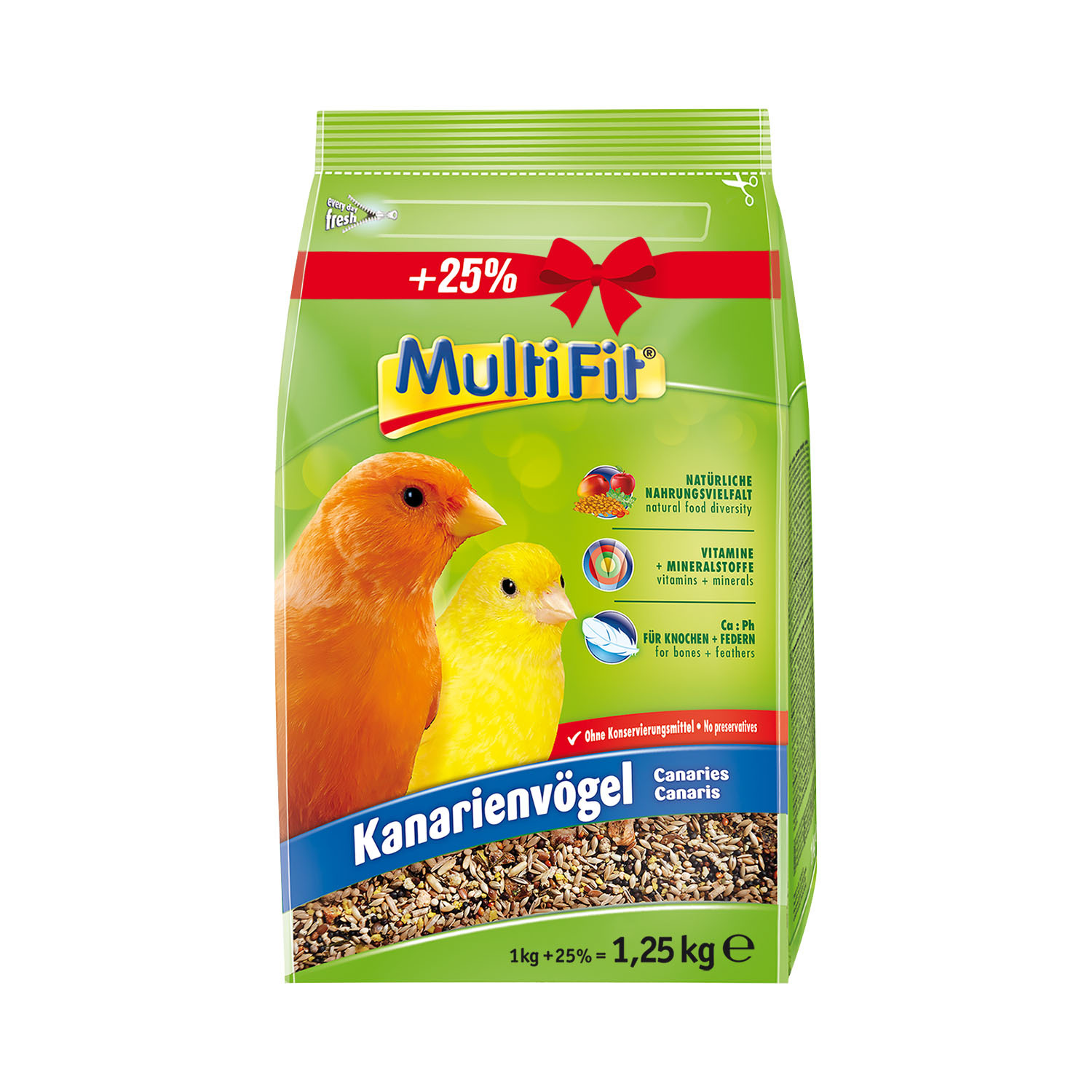 MultiFit Kanarienvögel 1.25kg
