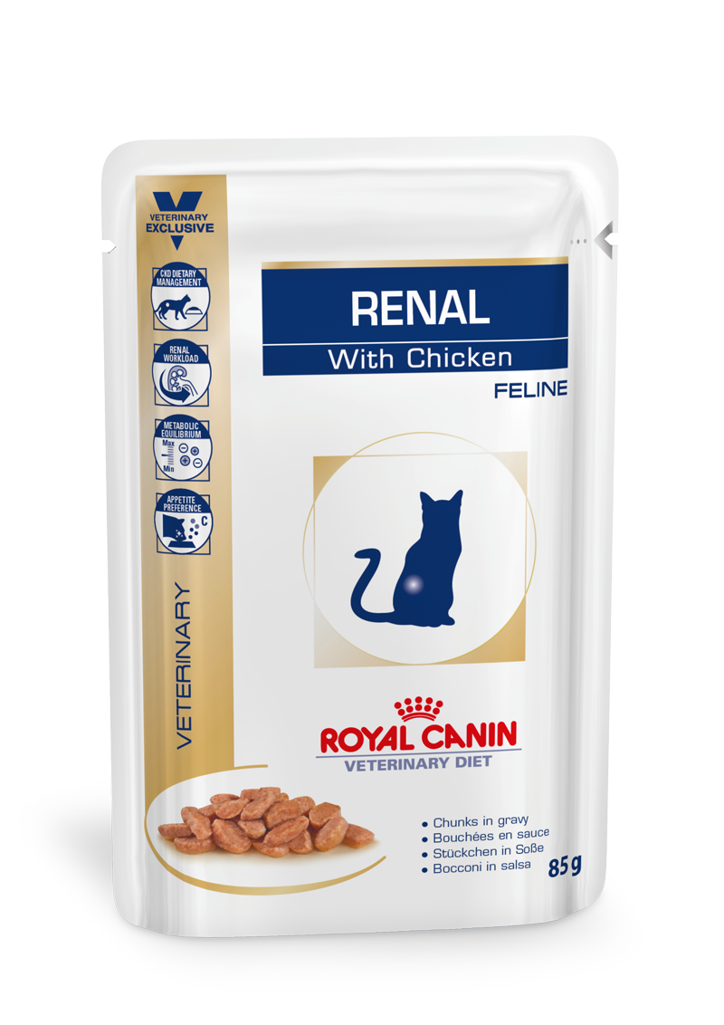Veterinary Diet Feline Renal 12x85g Huhn