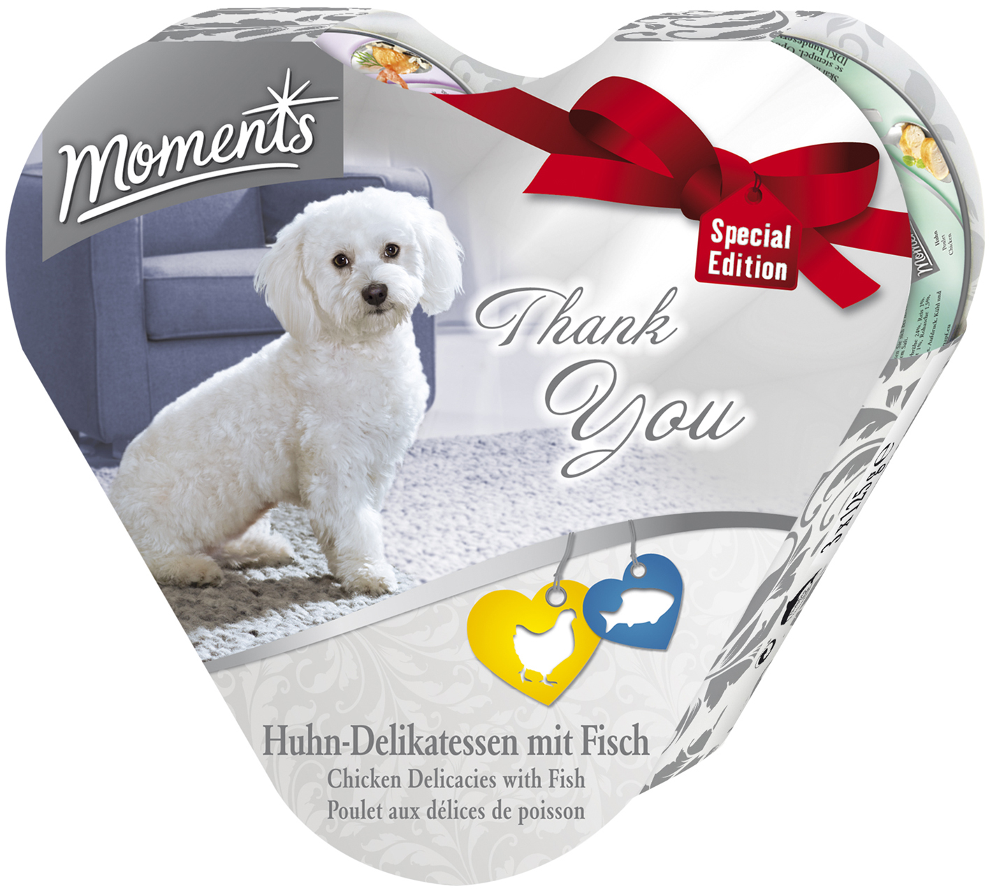 MOMENTS Thank You Huhn-Delikatessen mit Fisch 3x125g