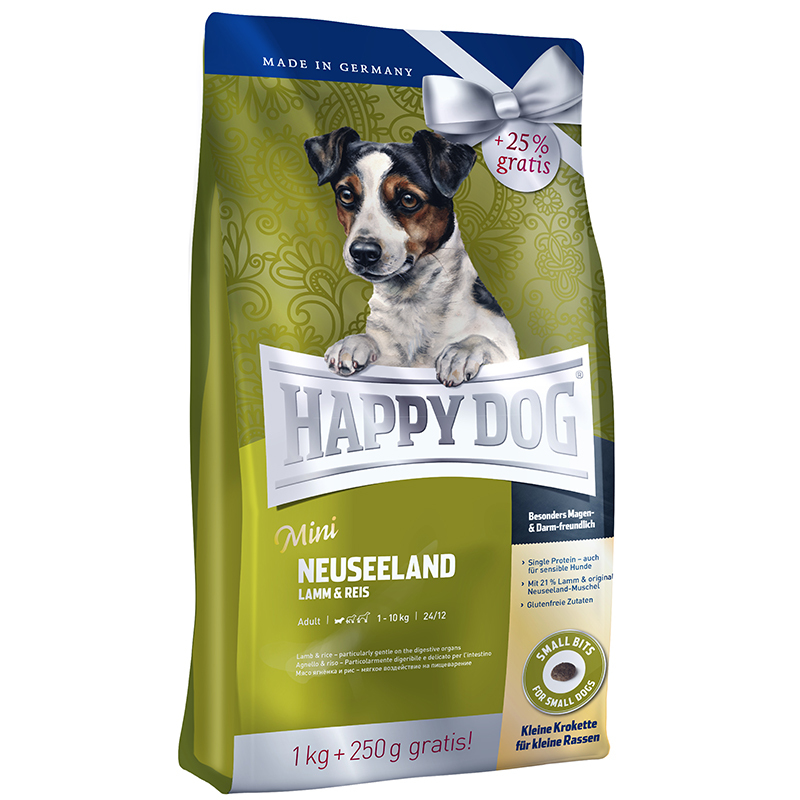 Happy Dog Supreme Sensible Mini Neuseeland 1,25kg