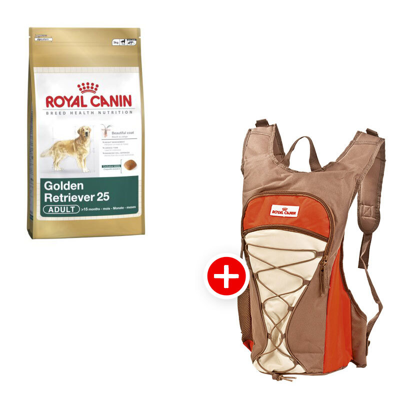 Royal Canin Golden Retriever 25 adult 12 kg + Rucksack gratis