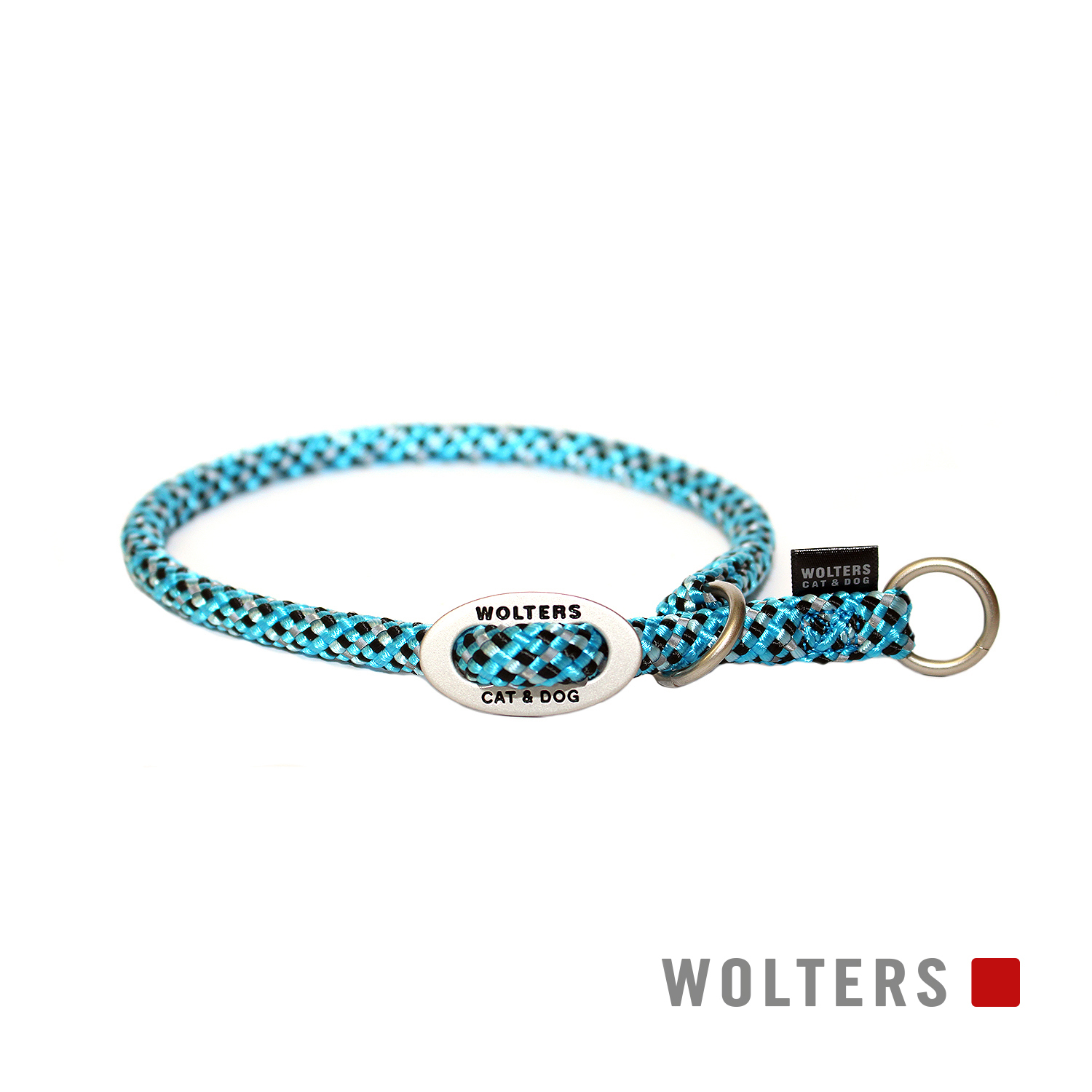 Wolters Halsband Everest Aqua/Schwarz 35cm x 9mm