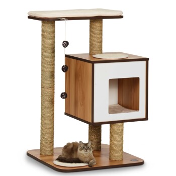 Hagen Arbre A Chat Vesper V Base Noyer Maxi Zoo