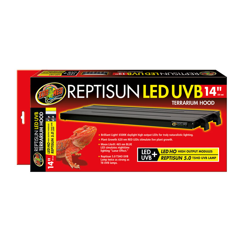 ZooMed ReptiSun LED + UVB Aufsatzleuchte 35 cm