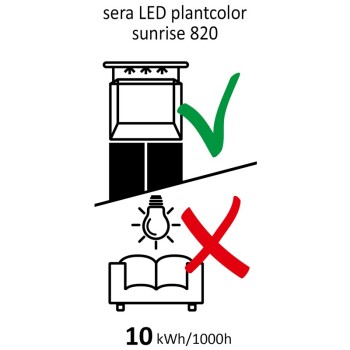 LED Plantcolor Sunrise Luce per piante 820 mm e 11 Watt