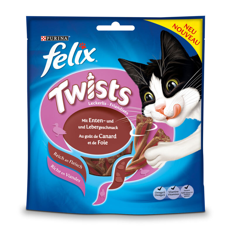 Felix Twists 6x50g Enten- & Lebergeschmack