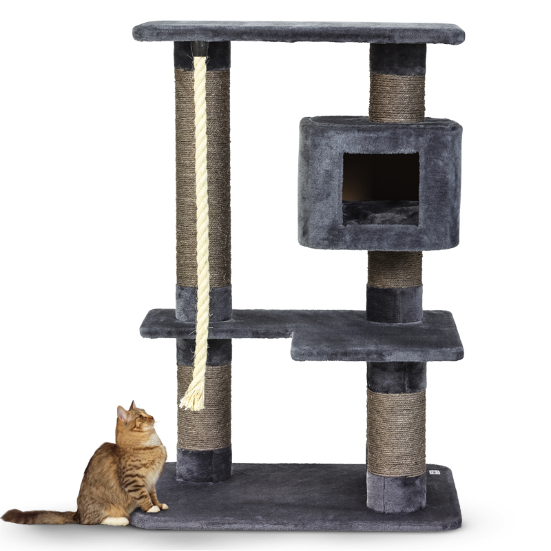 Anione Arbre A Chat Xxl Candy Gris Maxi Zoo