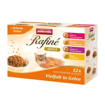 Animonda Multipack Rafine 12 X 100 G En Diverses Gelees Maxi Zoo