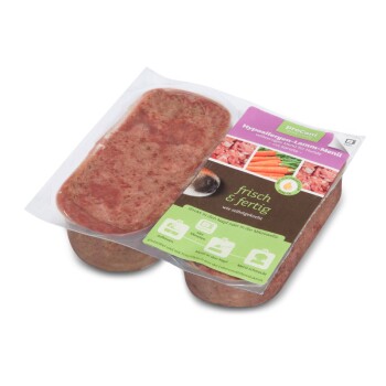 BARF Hypoallergen Lamm Menü mit Karotten 20x2x200g