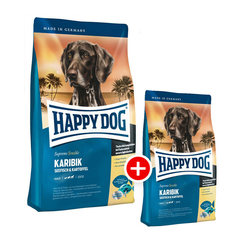 Happy Dog Supreme Sensible Karibik 4kg+1kg gratis 4+1kg