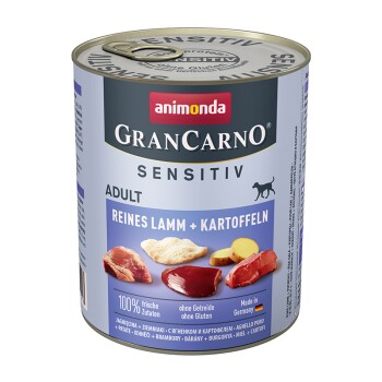 GranCarno Sensitiv 6 x 800 g Lamm & Kartoffel