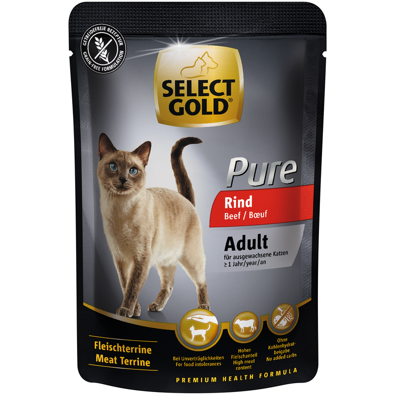 SELECT GOLD Adult Pure 12x85g Rind