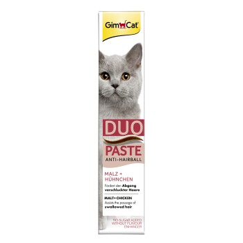 Gimcat Duo De Pate 2 X 50 G Anti Boules De Poil Poulet Malt Maxi Zoo