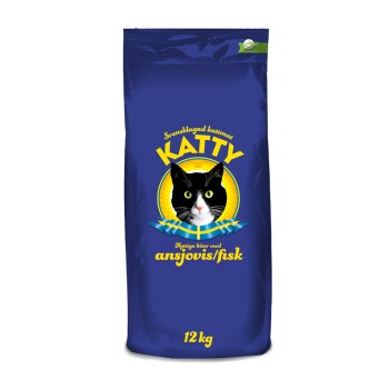 KATTY Nyttiga Bitar Ansjovis/Fisk 12kg