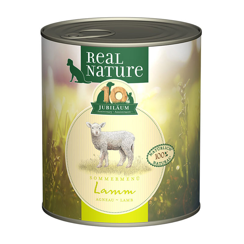 REAL NATURE Adult 6x800g Sommeredition Lamm