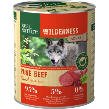 WILDERNESS Adult 6x800 g Pure Beef Manzo