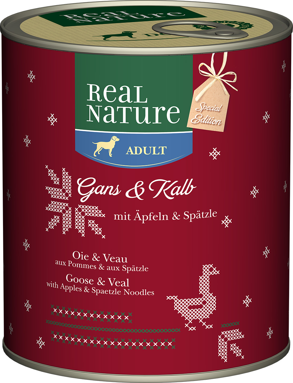 REAL NATURE Adult 6x800g Special Edition: Gans & Kalb