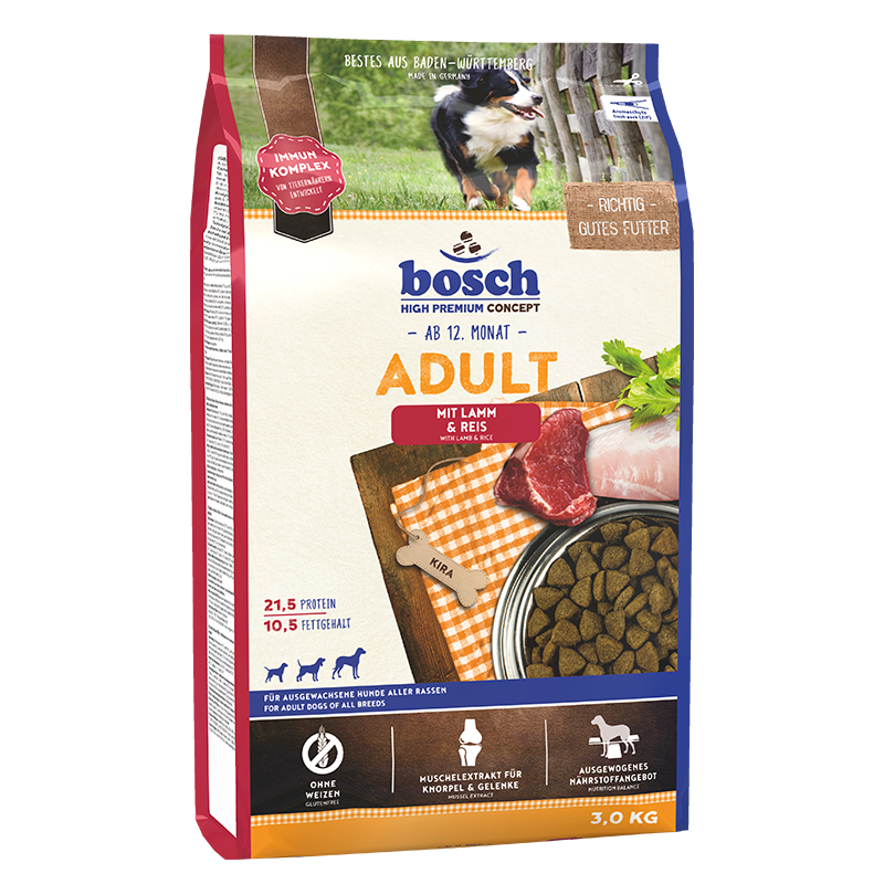 Bosch High Premium Concept Adult Lamm & Reis 3kg