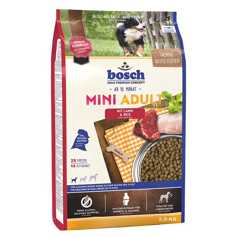Bosch Mini Adult Lamm & Reis 3kg