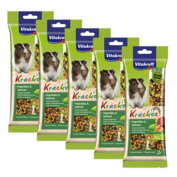 Kräcker Meerschweinchen 5x2er Gemüse & Rote Beete