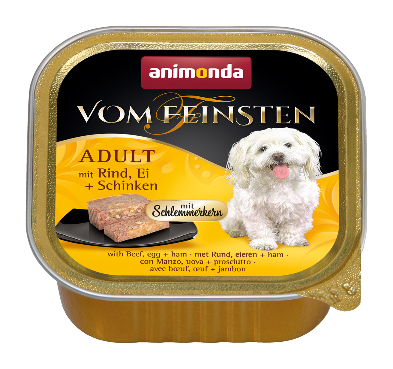 Animonda Vom Feinsten Adult 22x150g Rind, Ei & Schinken mit Schlemmerkern