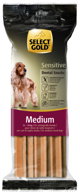 Sensitive Dental Snacks für mittelgroße Hunde 2x168g