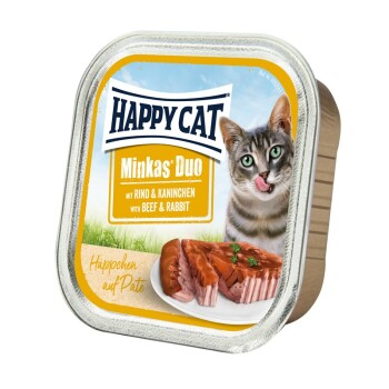 Duo Häppchen auf Paté 12x100g Rind & Kaninchen