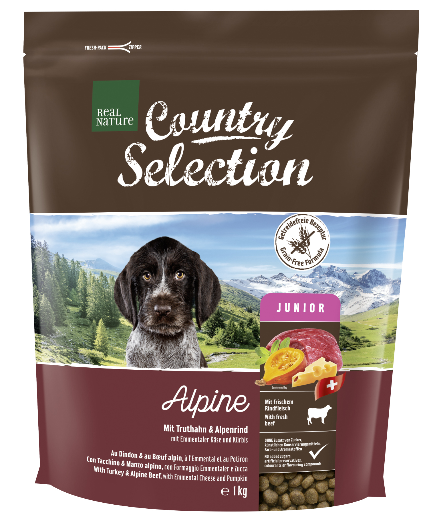 Country Selection Junior Alpine Truthahn & Alpenrind 1kg