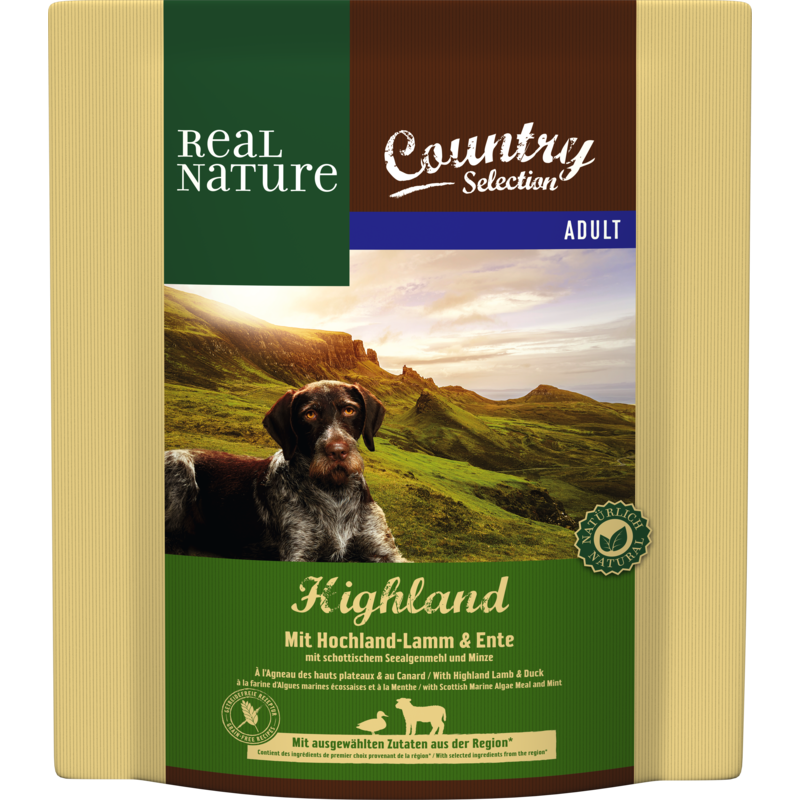 REAL NATURE Country Selection Highland Lamm & Ente 1kg