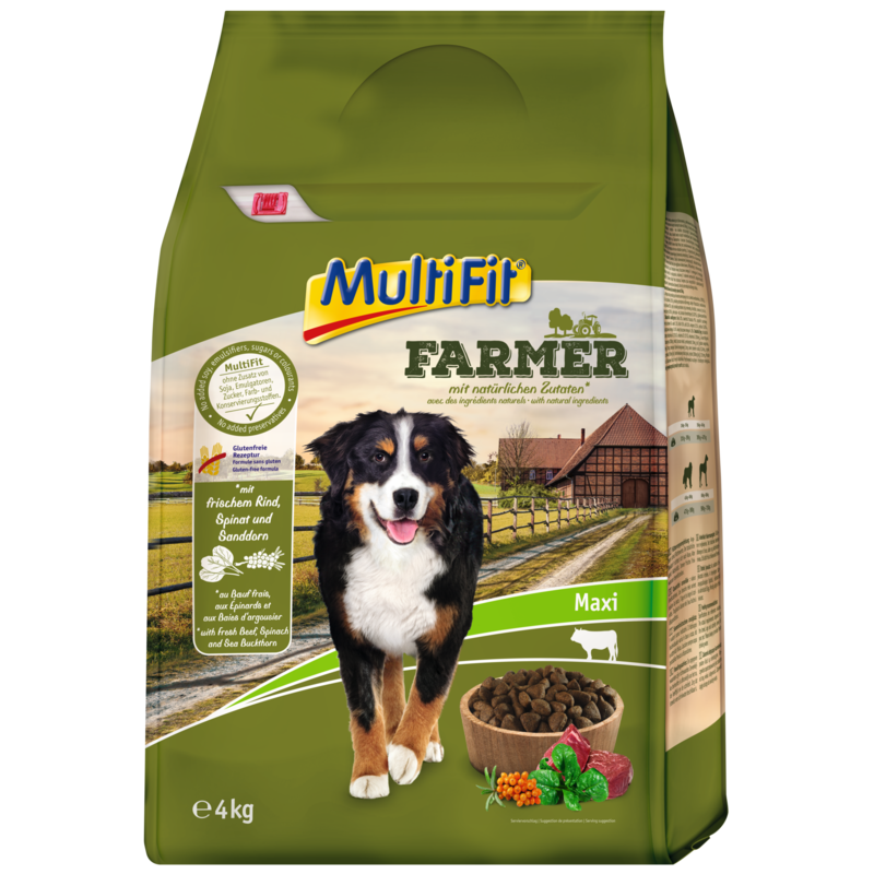 MultiFit Farmer Adult Maxi Rind & Spinat 4kg