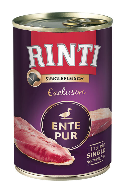Rinti Singlefleisch 12x400g Ente pur exclusive