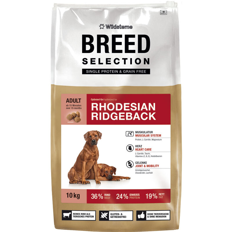Breed Selection Rhodesian Ridgeback 10 kg
