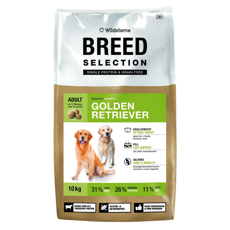Breed Selection Golden Retriever 10kg