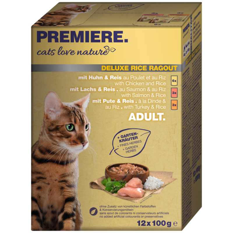 PREMIERE cats love nature Deluxe Rice Ragout Deluxe Rice Ragout