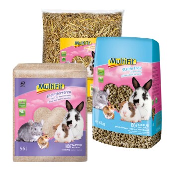 Streu Set Stroh, 3teilig