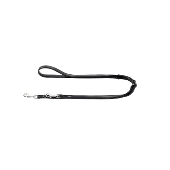 Smycz Manitoba czarny 15 mm